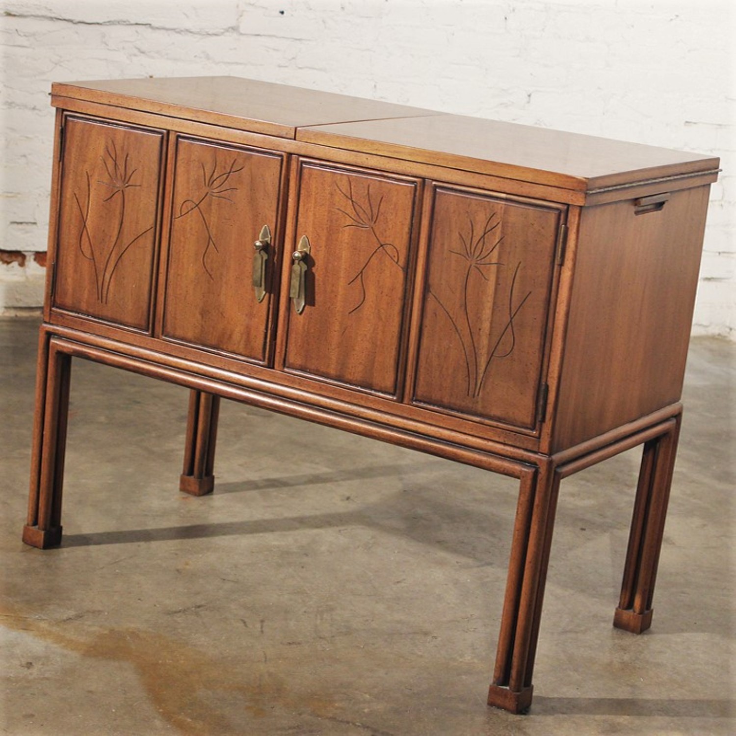 Mid Century Modern Bar Or Server By Davis Cabinet Company